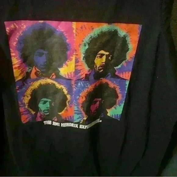 Men’s Jimi Hendrix Black Tank Top Small - Picture 2 of 4